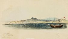 Port of Larnaca, 1844. Creator: Miner Kilbourne Kellogg