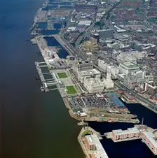 Port of Liverpool, Merseyside, 1997. Artist: Aerofilms