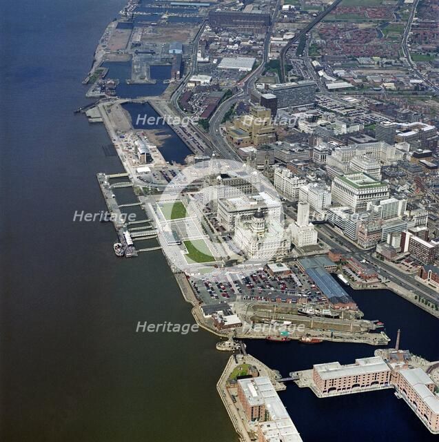 Port of Liverpool, Merseyside, 1997. Artist: Aerofilms.