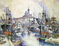 Port of Marseille 1900-1950. Artist: Frank Will