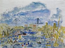 Port of Marseille, 1933/1936. Creator: Wilhelm Thony