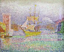 Port of Marseilles 1906-1907. Artist: Paul Signac