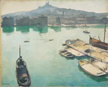 Port of Marseilles, 1916. Artist: Marquet, Pierre-Albert (1875-1947)