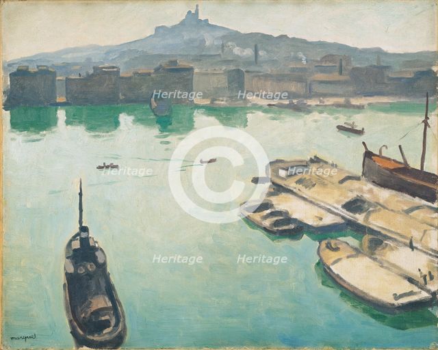 Port of Marseilles, 1916. Artist: Marquet, Pierre-Albert (1875-1947)