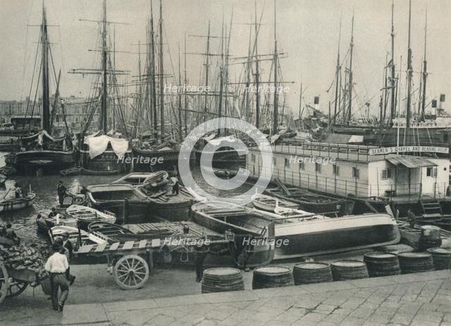 Port of Naples, Italy, 1927. Artist: Eugen Poppel.