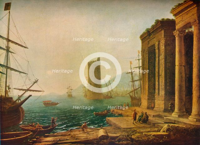 'Port of Ostia, Rome', c1643 (1931). Artist: Claude Lorrain.