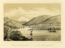 Port of Petropavlovsk, Kamchatka, 1856. Creator: Ivan Dem'ianovich Bulychev