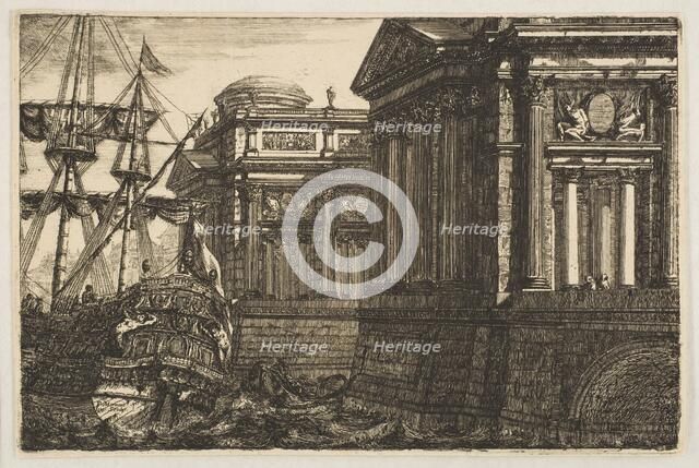 Port Scene, ca. 1760. Creator: Pierre Moreau.