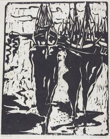 Port Scene (Hafenbild), 1908. Creator: Ernst Kirchner