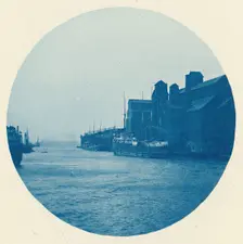 Port Scene on the Great Lakes, ca. 1895. Creator: Unknown