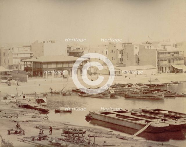 Port Said, Egypt, 1880. Creator: Hippolyte Arnoux.