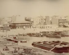Port Said, Egypt, 1880. Creator: Hippolyte Arnoux