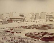 Port Said, Egypt, 1880. Creator: Hippolyte Arnoux