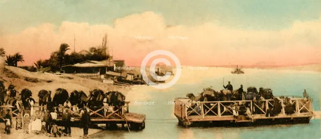'Port Said - Kantara village', c1918-c1939. Creator: Unknown.