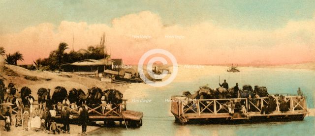 'Port Said - Kantara village', c1918-c1939. Creator: Unknown.
