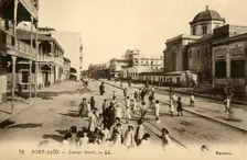 Port-Said. - Lesseps Street. - LL. c1918-c1939. Creator: Unknown