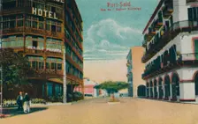 Port-Said. Rue de l'Eastern Exchange c1900