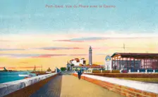 Port-Said. Vue du Phare avec le Casino c1900