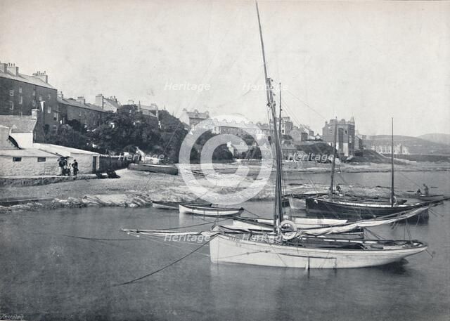 'Port St. Mary - The Town and Harbour', 1895. Artist: Unknown.