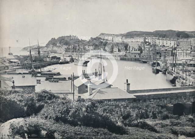 'Portmadoc - The Harbour and the Town', 1895. Artist: Unknown.