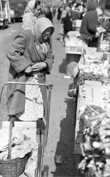 Portobello Market, London, c1955. Creator: Arthur Charles Kirby Ware