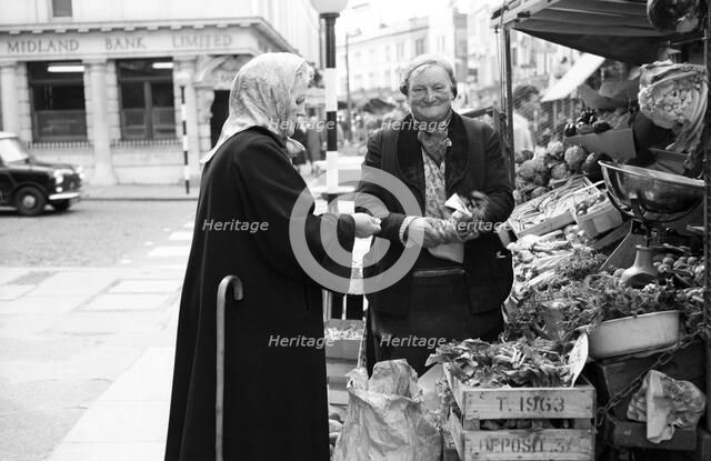 Portobello Market, London, c1955.  Creator: Arthur Charles Kirby Ware.