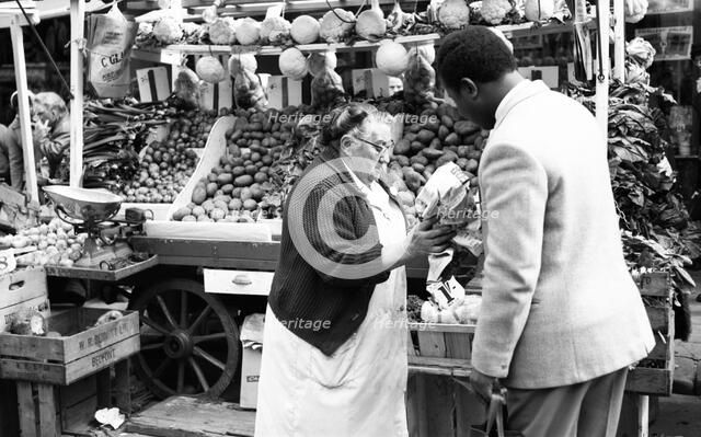 Portobello Market, London, c1955.  Creator: Arthur Charles Kirby Ware.