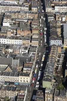 Portobello Road Street Market, London, 2018. Creator: Historic England Staff Photographer