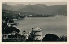 Portofino - Castello Braun e Panorama Golfo Tigulio c1900