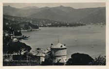 Portofino - Castello Braun e Panorama Golfo Tigulio c1900