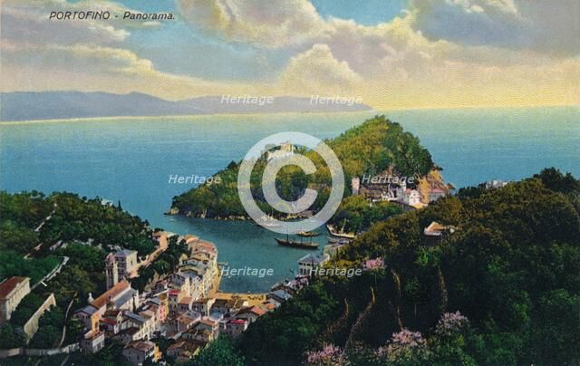 'Portofino - Panorama', c1890. Artist: Unknown.