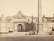 Porta del Popolo, 1848-52. Creator: Eugène Constant