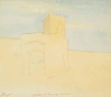 Porta di San Lorenzo, Rome, 1825. Creator: James William Giles