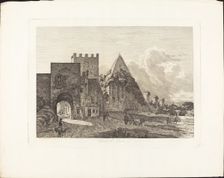 Porta di San Paolo, 1795. Creator: Jacob Wilhelm Mechau
