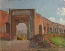 Porta Furba, Rome, 1904. Creator: Albert Gottschalk