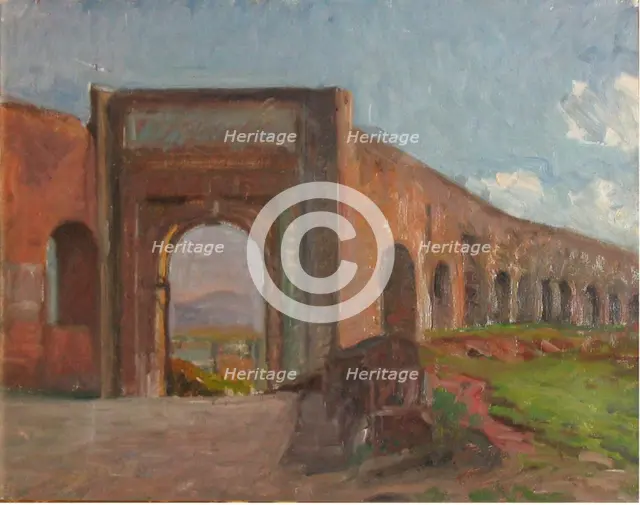 Porta Furba, Rome, 1904. Creator: Albert Gottschalk.