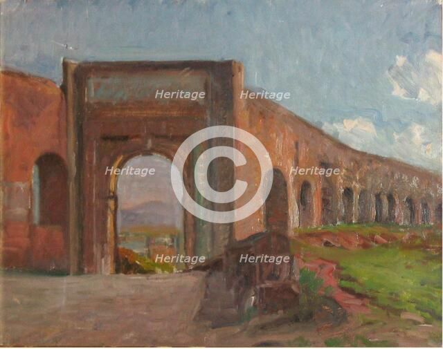 Porta Furba, Rome, 1904. Creator: Albert Gottschalk.