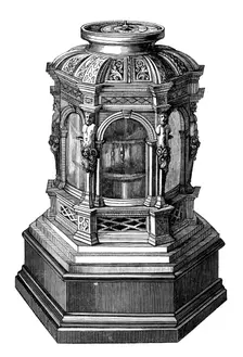 Portable clock, 14th-16th century, (1870)