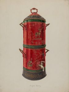 Portable Crock Filter, c. 1938. Creator: Eugene Bartz