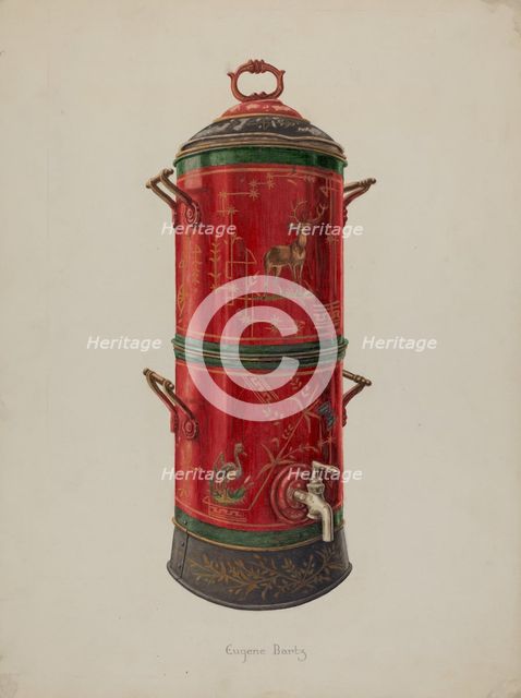 Portable Crock Filter, c. 1938. Creator: Eugene Bartz.