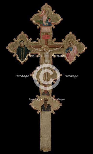 Portable, Double Sided Cross (recto), 1335-1340. Artist: Daddi, Bernardo (1290-1350)