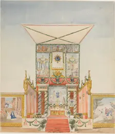 Portable Field Altar for Charles X, 1824-1830. Creator: Alexandre Denis Abel de Pujol (French, 1787-1861)