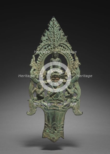 Portable icon of Shakyamuni Buddha in the Earth-touching gesture, late 1100s-early 1200s. Creator: Unknown.