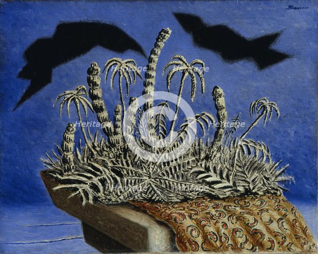 Portable island, 1931. Creator: Savinio, Alberto (1891-1952).