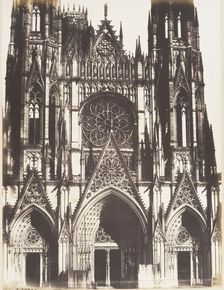 Portail de Saint-Ouen, Rouen, 1852-54. Creator: Edmond Bacot