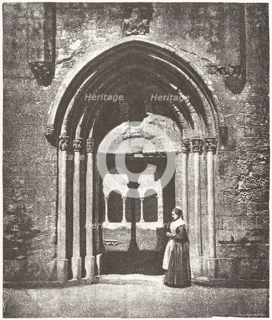 Portail Saint-Trophime; Entrée Du Cloître, Arles, Église Métropolitaine de Saint-Trophime,..., 1852. Creator: Charles Nègre.