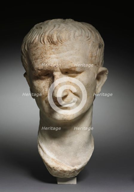 Portait Head of a Statesman, possibly Vespasian, 1-100. Creator: Unknown.