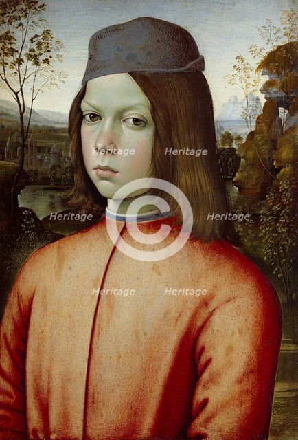 Portait of a Boy, c. 1500. Artist: Pinturicchio, Bernardino (1454-1513)