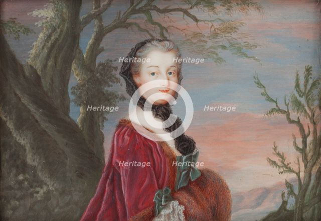 Portait of a young lady, c19th century. Creator: Unknown.
