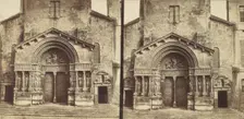 [Portal, Church of Saint-Trophime, Arles], ca. 1864. Creator: Edouard Baldus